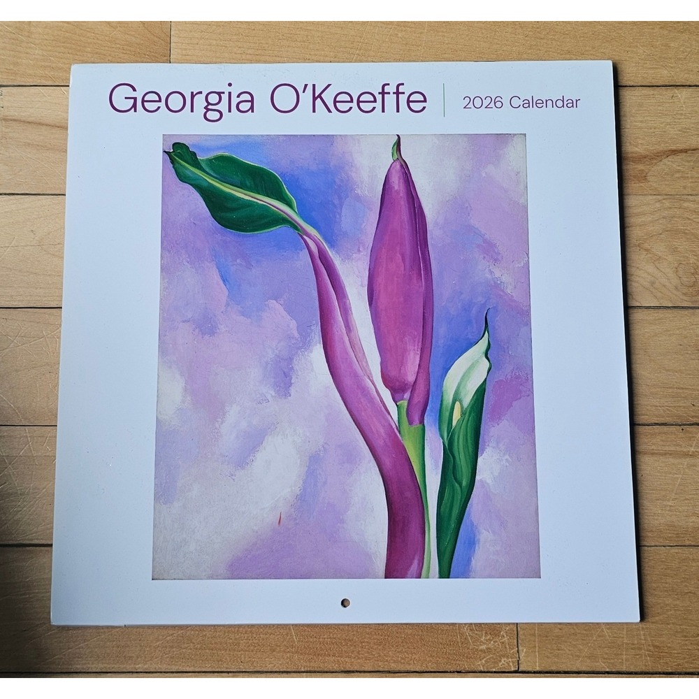 Georgia O'Keeffe 2026 Wall Calendar Pomegranate Floral Art Modernism New